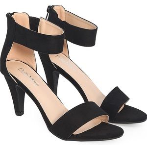 Bella Marie - Elysa Women's Open Toe Ankle Strappy Heel Sandal